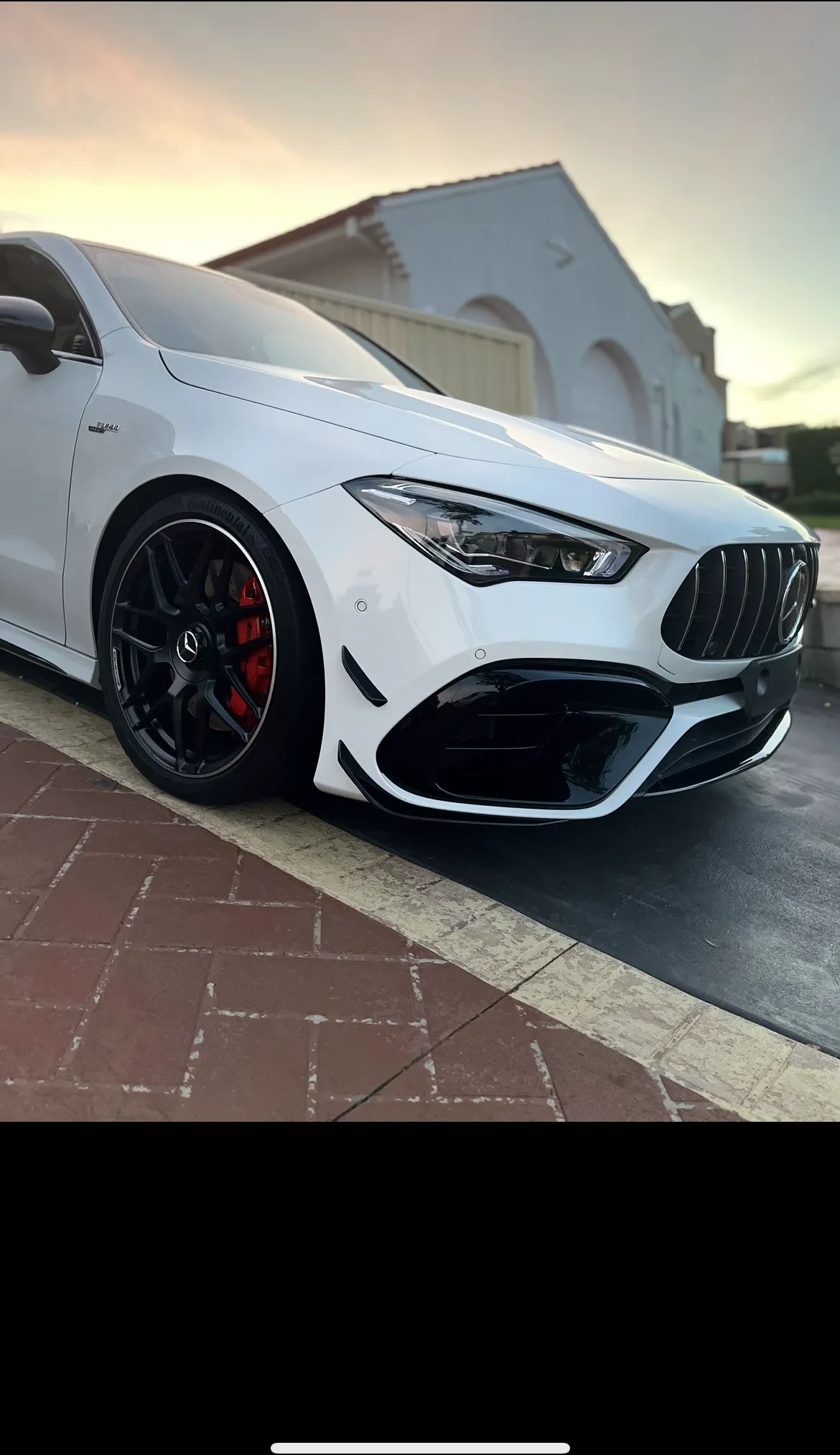 Mercedes CLA 45 AMG in sunset light — showroom finish by 3Stage Car Care Sydney