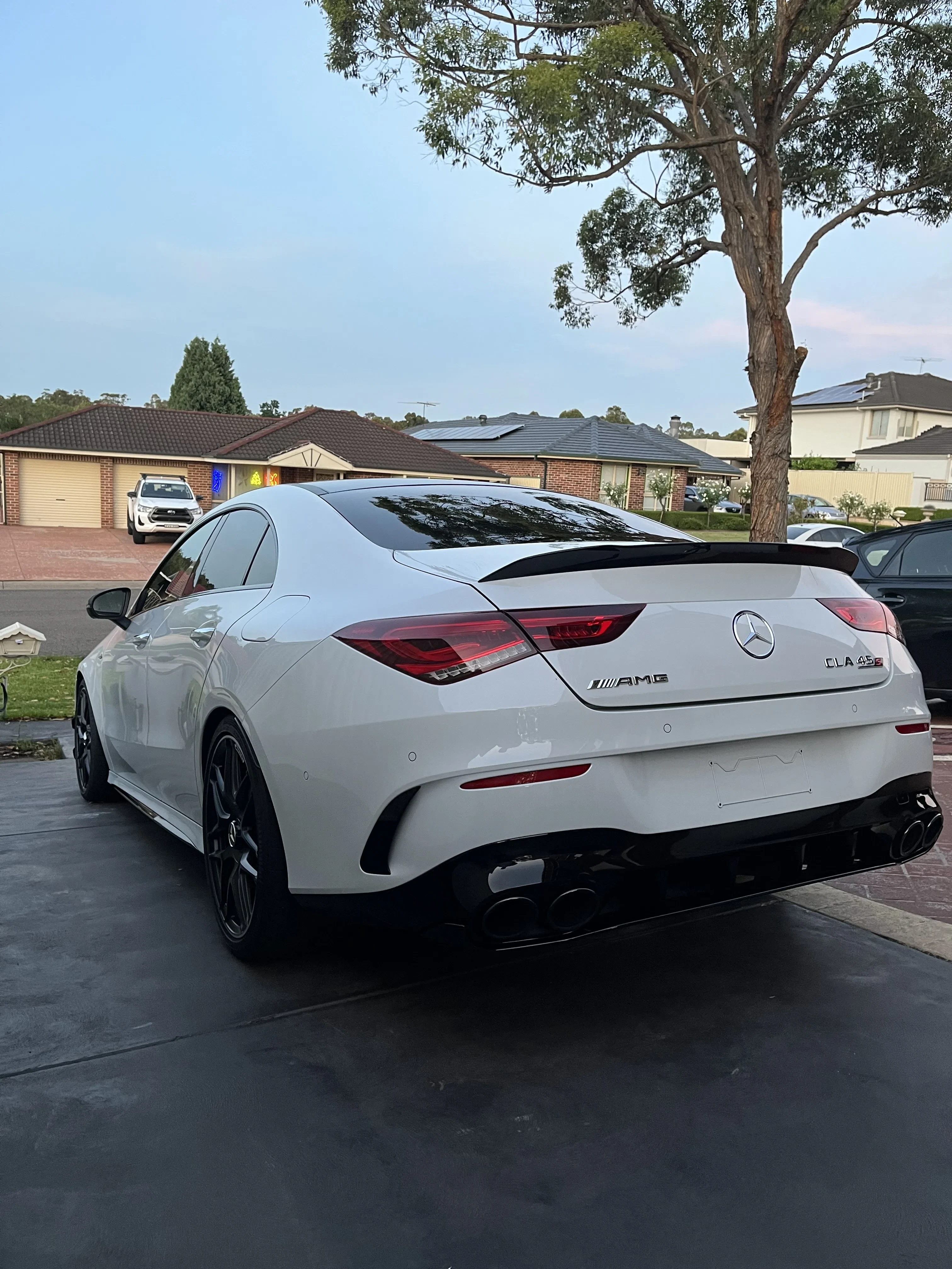 CLA 45 AMG gleaming after full detailing — showroom finish by 3Stage Car Care