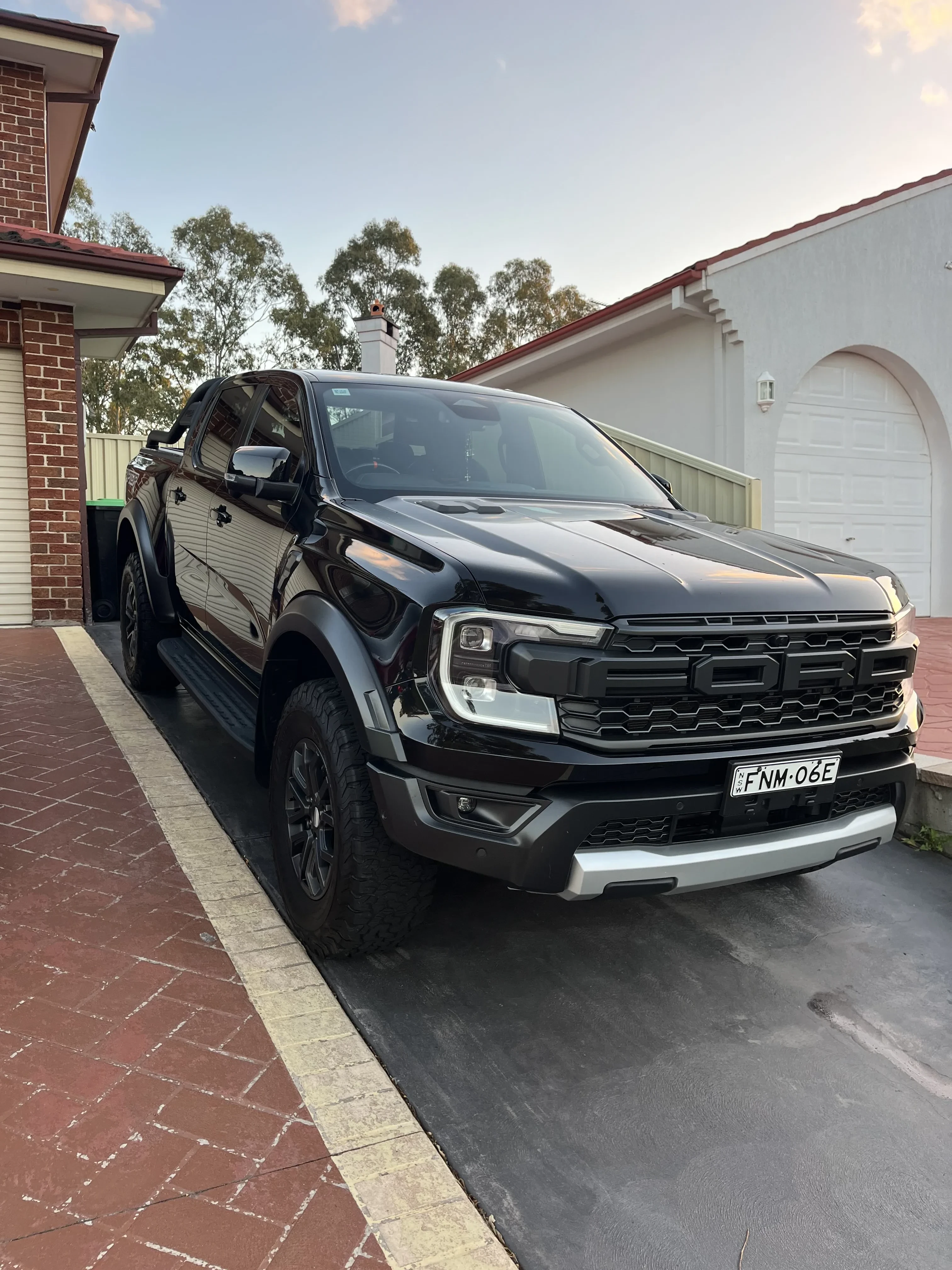 Ford Raptor front grille after exterior detailing — 3Stage Car Care Sydney